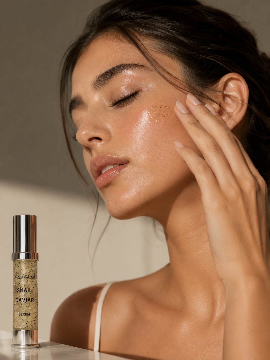 Snail Αναπλαστική 24ωρη κρέμα προσώπου +SERUM SNAIL CAVIAR