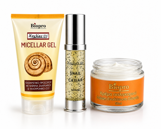 Micellar gel koxlia +SERUM SNAIL CAVIAR. +Micellar gel koxlia
