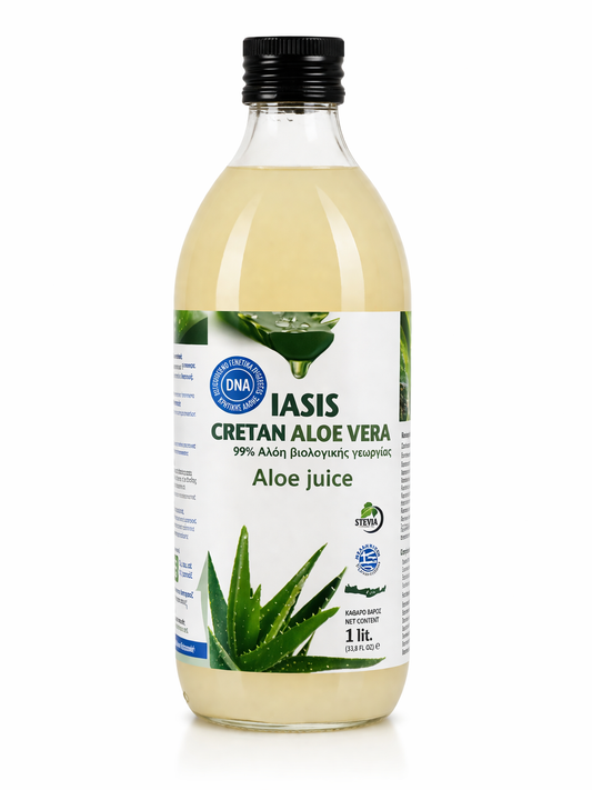 Κρητική Αλόη Vera 2 Ltr & 1 Κρέμα Aloe24 ΔΩΡΟ