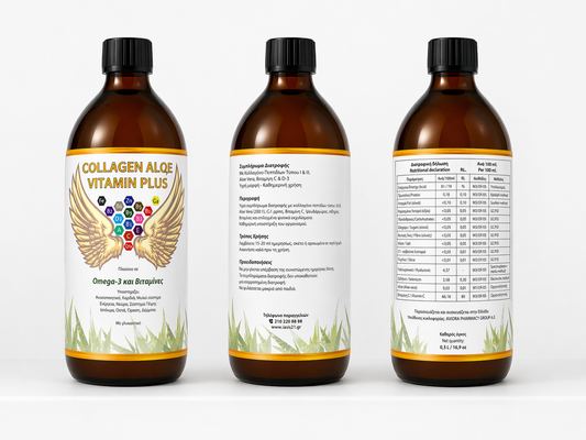 COLLAGEN ALΩ3E VITAMIN PLUS supplement

Collagen με omega 3 και βιταμίνες

Wellness supplement για καθημερινή ευεξία

Beauty collagen supplement για επιδερμίδα

Healthy lifestyle supplement με collagen

Collagen support για hydration και wellness

