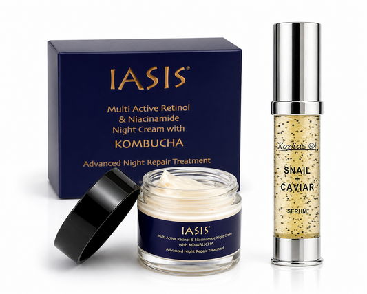 SERUM SNAIL CAVIAR  +Kombucha Retinol Night Repair Cream