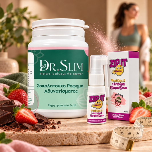 DR SLIM + ZIPIT Φράουλα